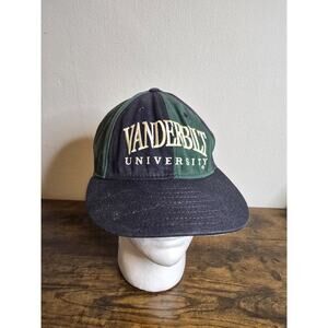 Vintage 90's Vanderbilt University Commodores Snapback Trucker Hat Cap